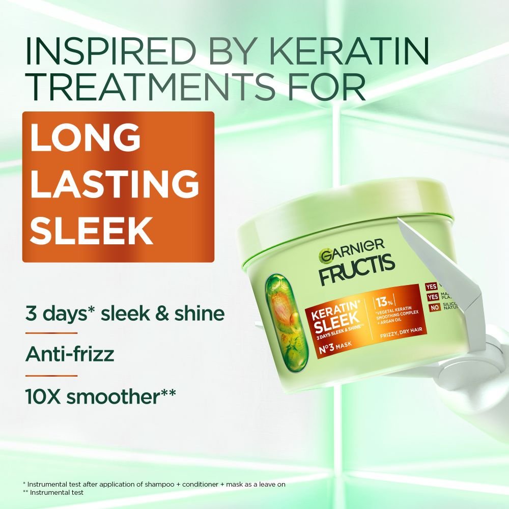 Fructis Keratin Sleek Hårmaske