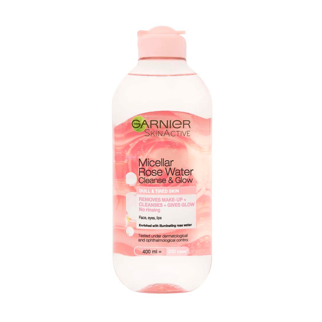 SkinActive Micellar Rose Water Cleanse & Glow rensevand 