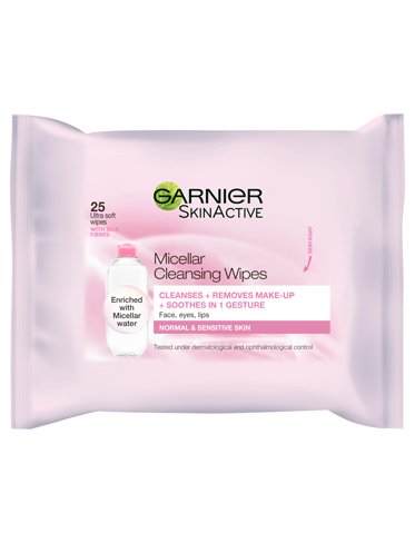 3600541574533 Garnier SkinActive Micellar cleansing wipes 373x488