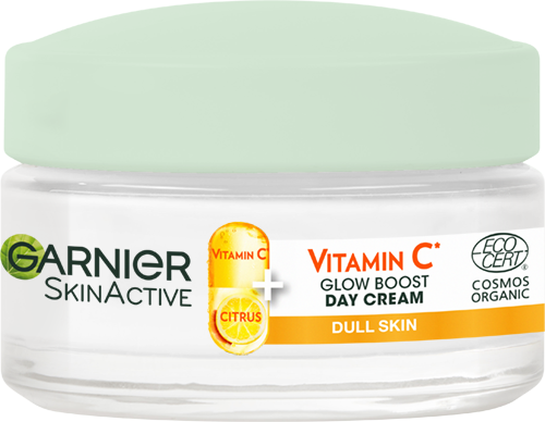 Garnier SkinActive Vitamin C day cream 50ml jar front