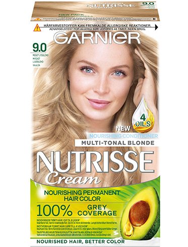 enhed Dårlig skæbne pebermynte Garnier Nutrisse Cream 9.0 - Meget Lysblond