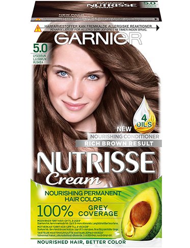 ekskrementer modbydeligt Læring Garnier Nutrisse Cream 5.0 - Lysebrun