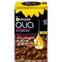 Olia Hightlights hårfarve gylden brun 6.3