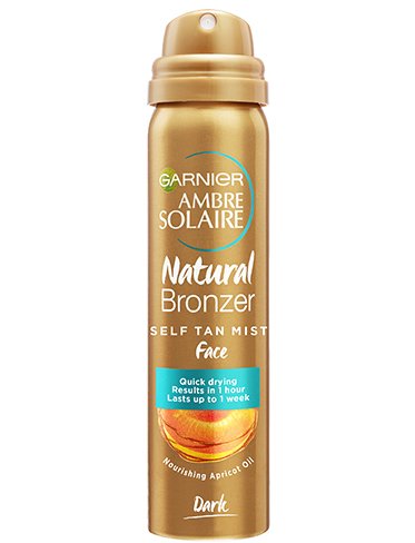3600540600479 Garnier Ambre Solaire Natural Bronzer Self Tan Face Mist Spray 75ml web